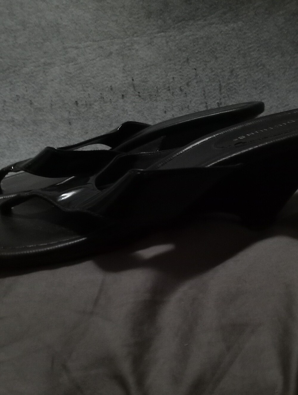 Black Wedge Shoes